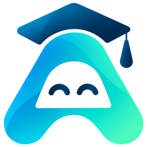 Logotipo de AEstudiar AI: una A sonriente con birrete